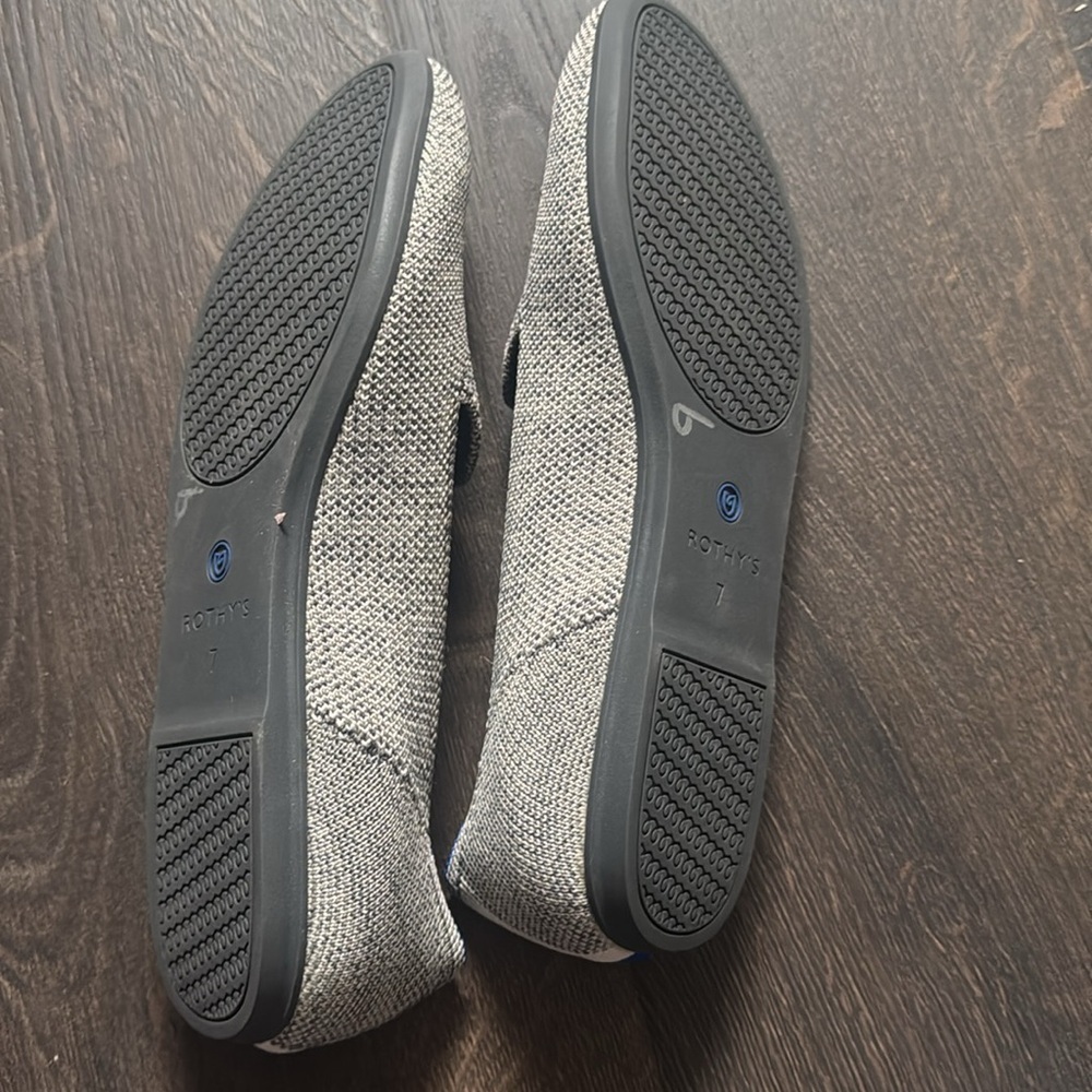 Rothy’s The Loafer, Gray Women’s Size 7 Like New slip on - Picture 3 of 6